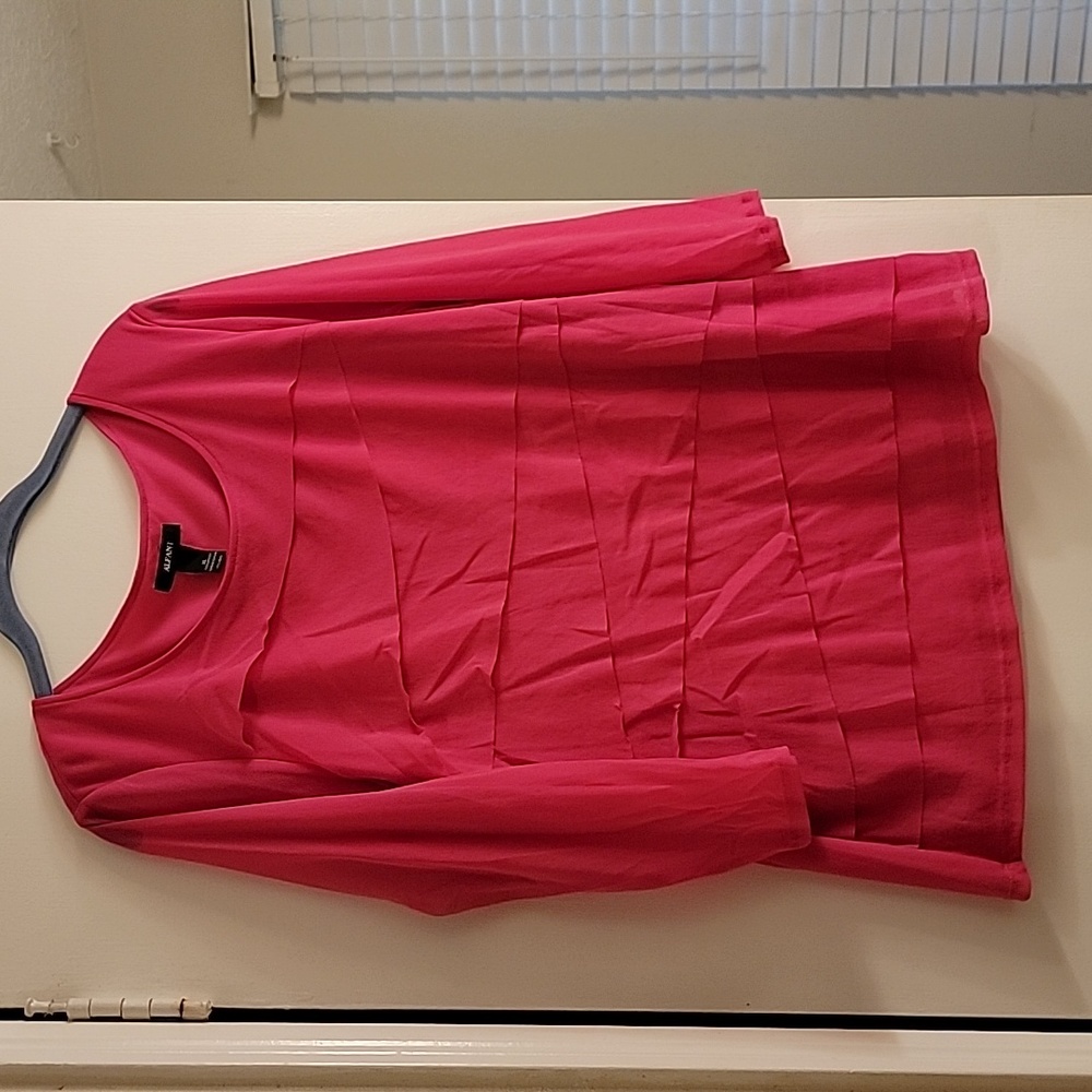 Alfani scalloped blouse